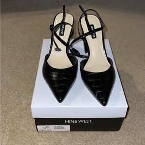Nine West Cache3 Croc Heels